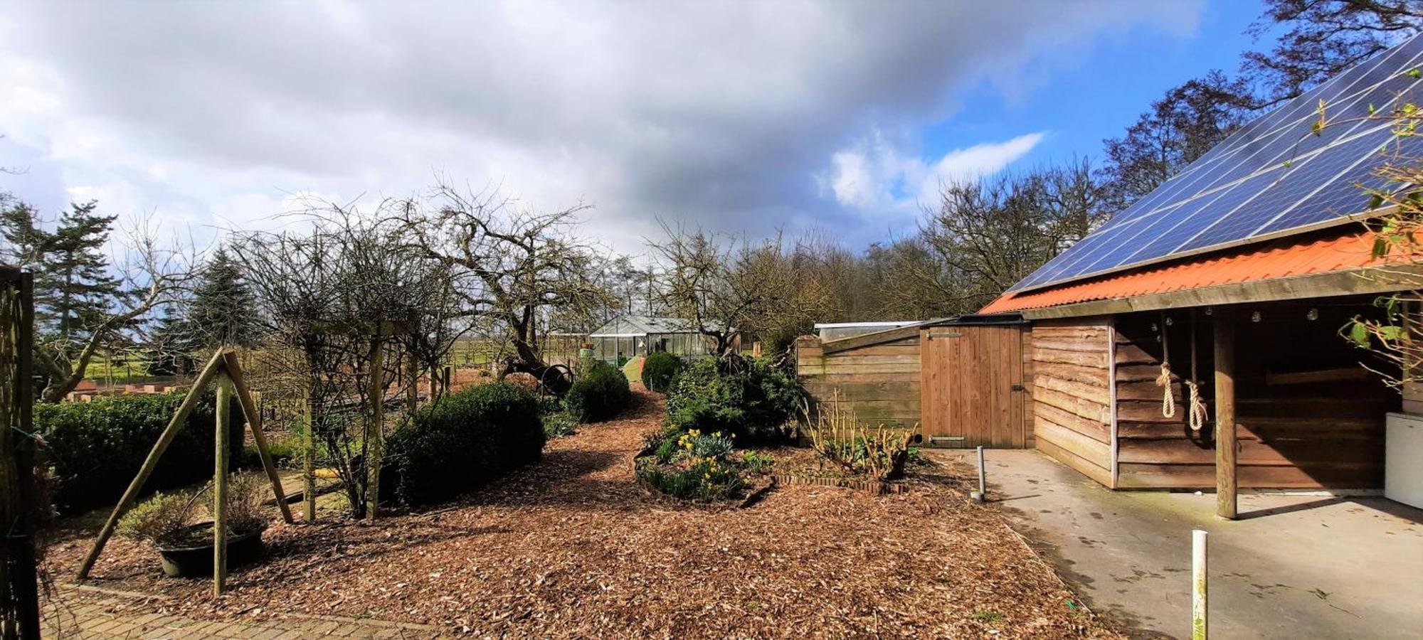 Appartement 2 Met Terras Aan De Tuin Van Op De Roemte Baflo 외부 사진